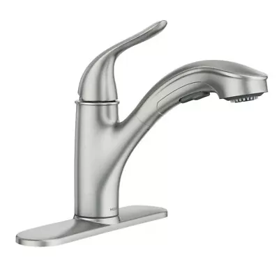 Moen 87557SRS Brecklyn Pull-Out Sprayer Kitchen Faucet - Spot Resist Stainless • $59.95