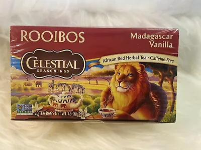 Celestial Seasonings Madagascar Vanilla Red Tea Bags - 20 Ct • $10