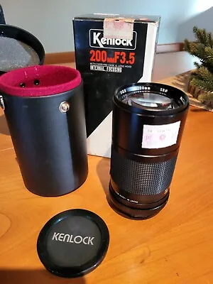 KENLOCK 200mm F:3.5 FOR CANON LENS - NEW (OUT OF BUSINESS SALE) • £46.46