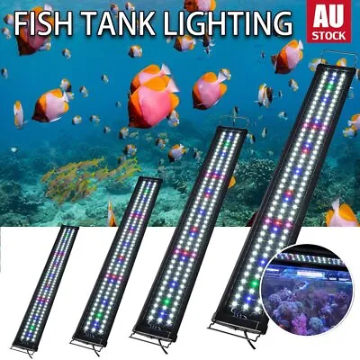 $18.05 • Buy LED Aquarium Light Lighting Full Spectrum Aqua Plant Fish Tank Coral Marine Lamp