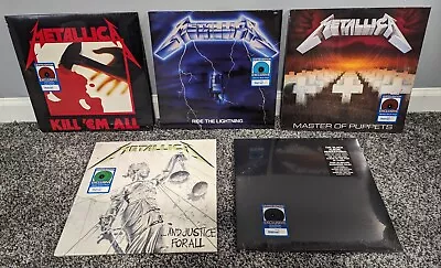 METALLICA: 5 First Classic Albums/LPs - Colored Vinyl/Remastered - MINT/SEALED • $225