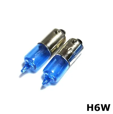 2 X Replacement Upgrade XENON H6W Sidelight Bulbs Parking Bulb 434 • $3.31