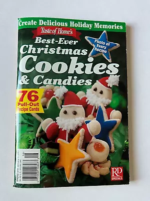 Taste Of Home's Christmas Cookies & Candies Cookbook * Pull Out Recipe Card Book • $8.39