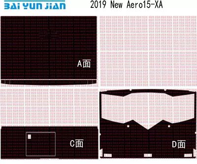 Laptop Sticker Skin Decal Carbon Cover For Gigabyte 2019 NEW Aero15-XA 15.6  • $32.45