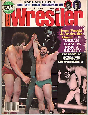 The Wrestler July 1976 Ric Flair Fritz Von Erich Rocky Johnson Muhammad Ali Wwwf • $19.79