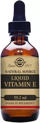 Solgar Liquid Vitamin E 2 Fl Oz EXP: 07/2024 • $10.19