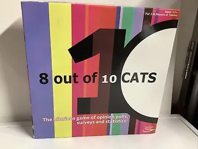 8 Out Of 10 Cats Board Game  In Excellent Condition 12 Years + Complete • £4.99