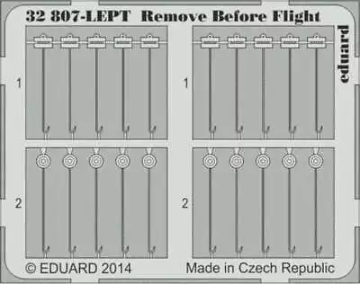 1/32 Aircraft- Remove Before Flight Fabric-Type (Painted) (D) • $12.40