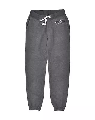 JACK WILLS Womens Tracksuit Trousers Joggers XS Grey Polyester Sports LI08 • £10.97