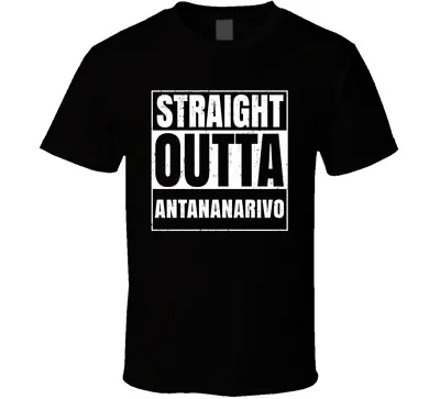 Straight Outta Antananarivo Madagascar Compton Parody Grunge City T Shirt • $14.99