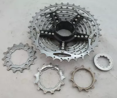 Shimano Deore XT CS-M750 9sp Cassette 11-34 Mountain Bike Vintage Alloy Race MTB • $32.99