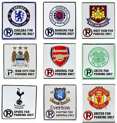 Official Brand New Football Club FC Only Parking Sign Man Utd Liverpool & More • £5.99