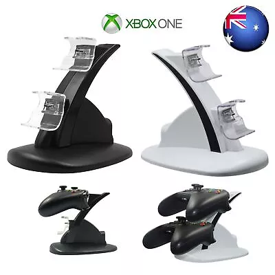 $12.59 • Buy Xbox One S/X Controller Charger Dual Charging Dock Stand 5V+Power Cable For MS