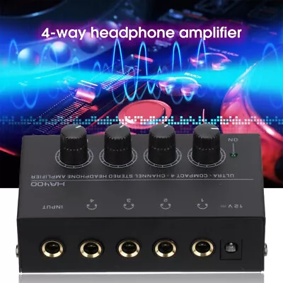 MX400 4 Channel Ultra-compact Headphone Audio Stereo Amp Microamp Amplifier • $26.16