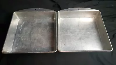 2 Vintage Mirro Aluminum Baking Pans M-5009 9”x 9”x 2” Square Made In The USA • $12.99