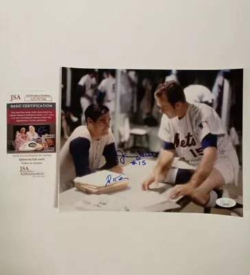 Jerry Grote NY Mets Signed Autograph 8x10 Photo JSA  • $38.99