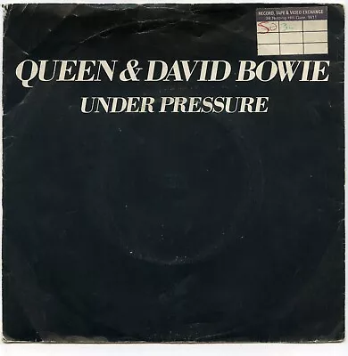 Queen & David Bowie - Under Pressure.  1981 Uk Rock 7  Single. • £1.45