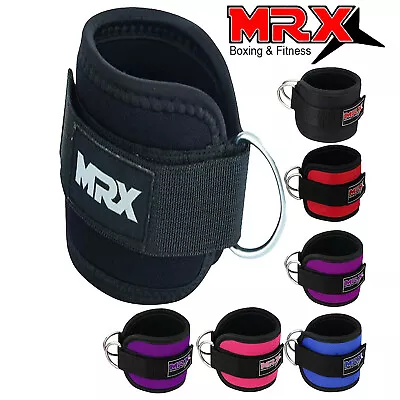 Ankle D Ring Strap Thigh Pulley For Weight Lifting Padded Anklet Cuff Gym Straps • $11.95