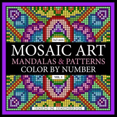 Mosaic Art Mandalas & Patterns: Color By Number Coloring Book For Adults For Fun • $17.14