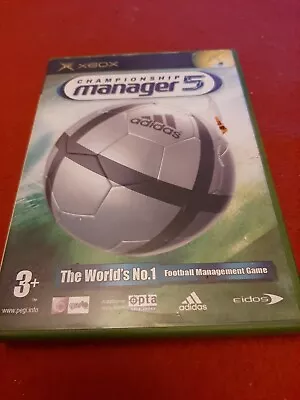 Championship Manager 5 (Microsoft Xbox Original 2005)  • £0.99