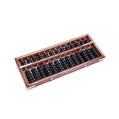 Vintage-Style 13 Digits Rods Wooden Abacus Soroban Chinese Calculator Countin... • $16.21