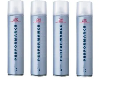 Wella Performance Hairspray Ultra Hold 500 Ml Two Dot Pack Of 4 • £29.94