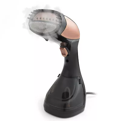 Beldray Handheld Clothes Steamer Refresh Garments Ceramic Soleplate Rose Gold • £27.99