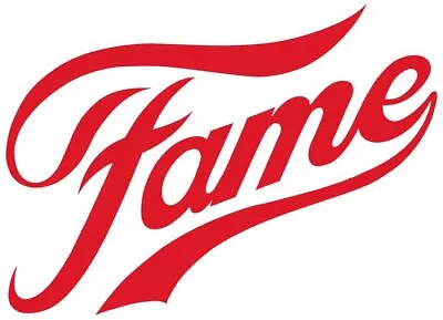 Fame Logo 70s 80s Musical Movie TV Show Iron On Tee T-shirt Transfer • £2.39