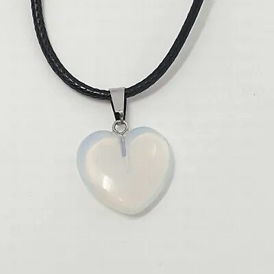 £3.99 • Buy Love Heart Chakra Necklace Quartz Reiki Crystal Healing Point Cut Pendant Yoga