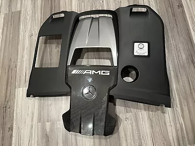 Mercedes G63 E63s  GLE63s GLS63s GT63s AMG Engine Cover Carbon Fiber A1770101203 • $594.99