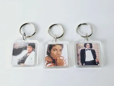 Lot Of 3 - Michael Jackson Keychains - Pre-owned - 1.5  X 1.5  • $10.99