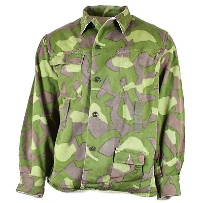 £36.75 • Buy Original Finnish Army Camo Uniform M-62 Reversible Suit Jacket Large Sizes