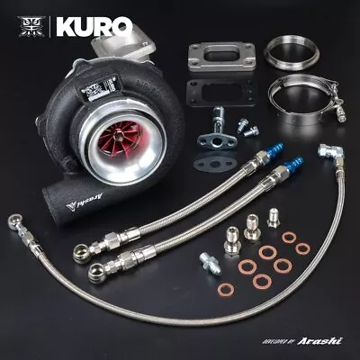 KURO 4  GT3076R HKS GT3037 Ceramic Dual Ball Bearing Turbo 0.63 A/R T3 Stainless • $1649.10