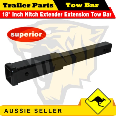 $50.20 • Buy 18  Inch Hitch Extender Extension Tow Bar Trailer 4WD Car 2  Receiver Heavy Duty