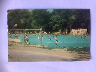 Matter Park Swimming Pool-Marion Indiana Postcards • $3