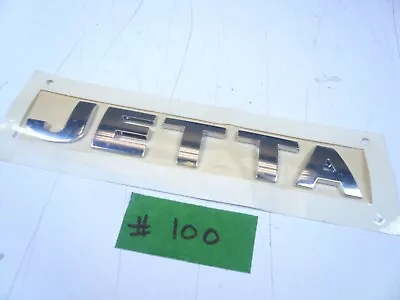 Vw Mk4 Volkswagen Jetta 00-05 Genuine Chrome Trunk Oem New Decal 1jm853687  • $19.95