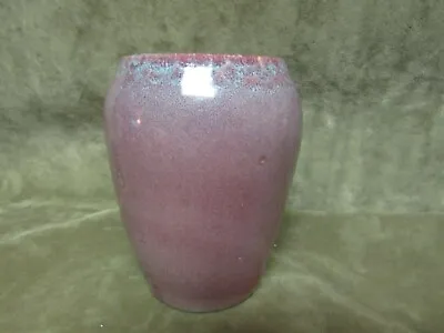 Vintage Arts & Crafts Design Hand Thrown C Polhemus Purple Art Pottery Vase • $75