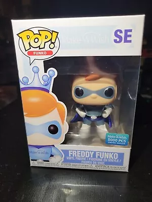 Funko Pop! Freddy Funko Superhero (Metallic) SE Make-A-Wish LE 5000 Vaulted  • $100