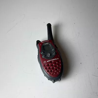 Motorola Talkabout T5420 Red 14-Channel 2-Miles Two-Way Radio Walkie Talkie • $14.09