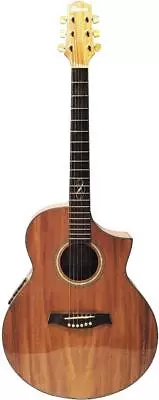 IBANEZ EW50MPSE-NT EXOTIC WOOD MONKEY POD CUTAWAY SRTn ACOUSTIC ELECTRIC GUITAR • $199.99