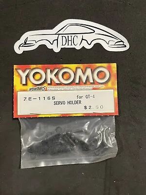 Yokomo Vintage RC Car Part # ZE-116S Servo Holder For GT-4 • $9.99