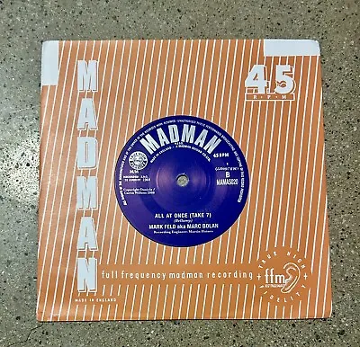 Marc Bolan (T Rex ) 45 /All At Once Take 5 & 7 (NM COND)  1964 (2008) RARE! • $14