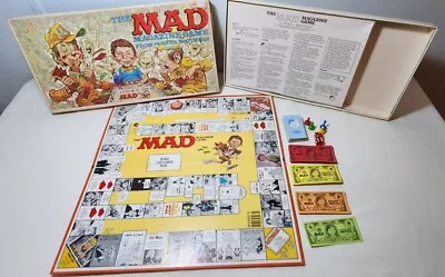 The Mad Magazine Board Game 100% Complete Parker Brothers 1979 Vintage  • $29.99