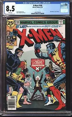 Marvel X-Men 100 8/76 CGC 8.5 White Pages • $250