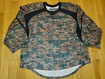 2014 Reebok Premier Camouflage Digital Camo Military Men NHL Goalie Style Jersey • $152.99