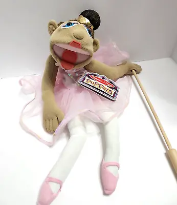 Melissa & Doug Tina Prima Ballerina Puppet Plush 23  Doll With Stick - New W/tag • $19.95