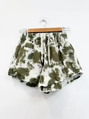 Designer Bassike Size 6 (0) Tie Dye Cotton Women's Shorts • $65