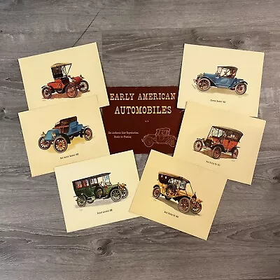 1958 Early American Automobiles - 6 Authentic Color Reproductions. Donald Art Co • $24.99