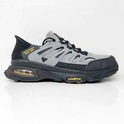 Skechers Mens Slip Ins 237322 Gray Hiking Shoes Sneakers Size 10.5 • $51.74