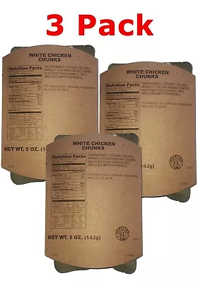 Chicken Chunks Entree Only - 3 Pack - Military MRE Entree • $18.99
